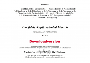 Der fidele Kupferschnied Marsch - Download